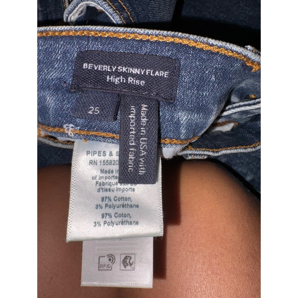 Veronica Beard Dark Blue Flared Jeans - Picture 3 of 7